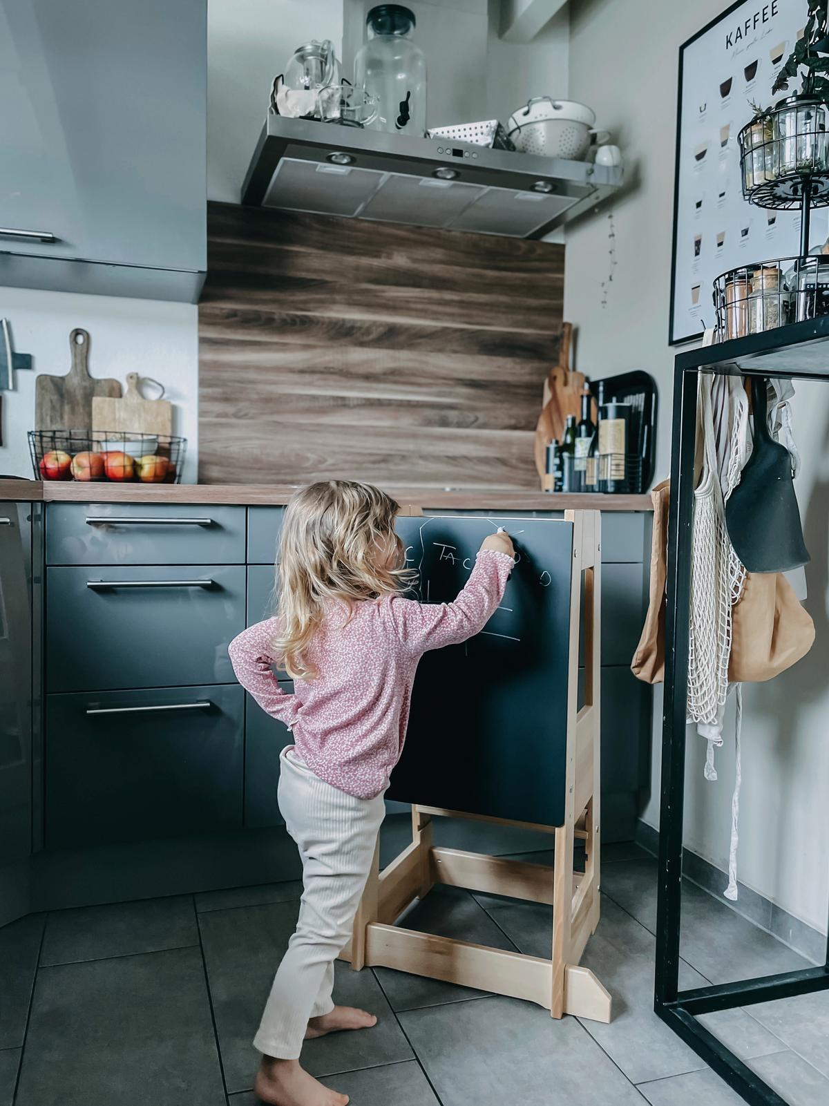 Zubehör Tafel Felix Schwarz, Bxhxt: 39,5x42,5x1 Cm - Schwarz, Basics, Holz (39,5/42,5/1cm) - tiSsi
