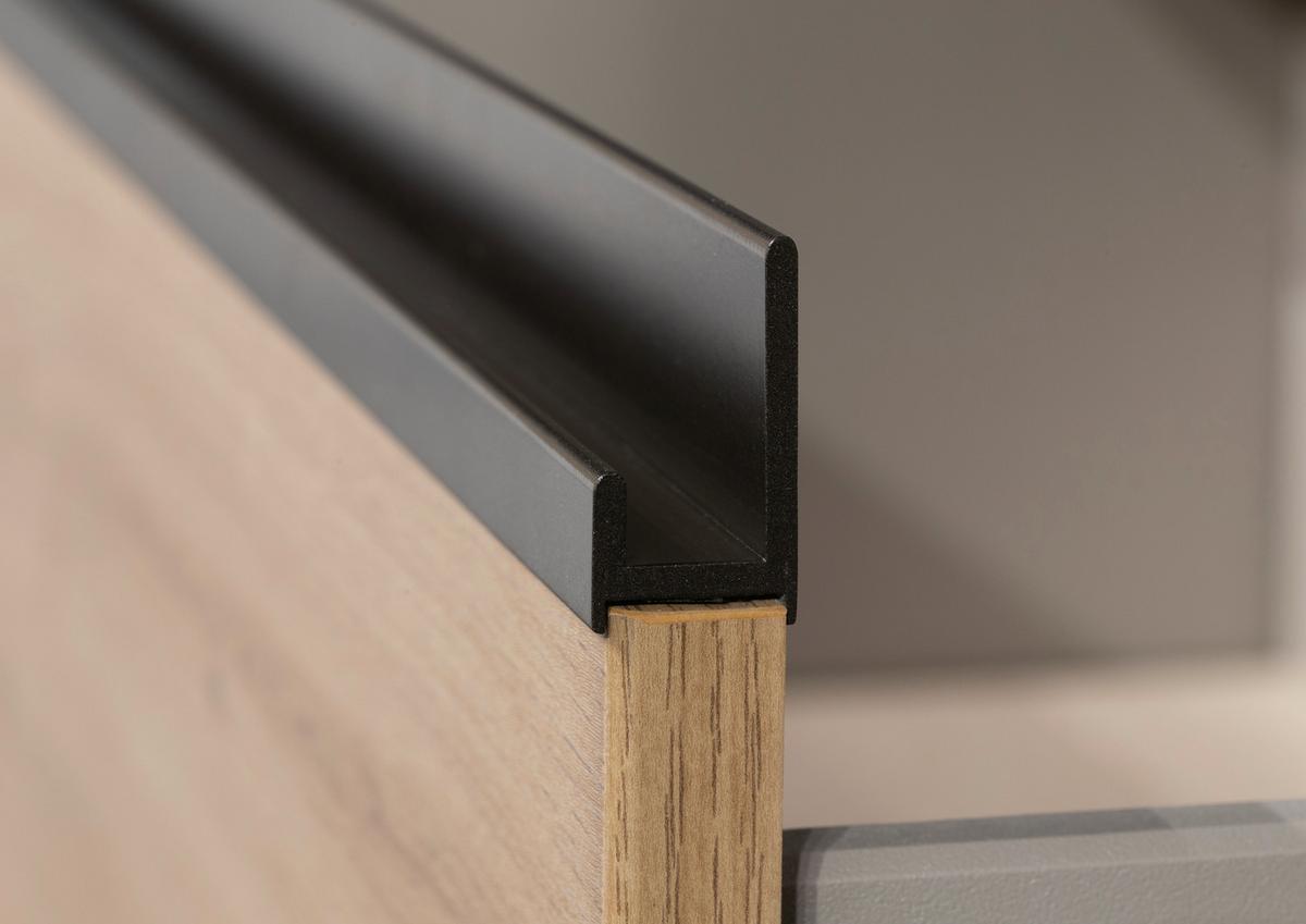 Eckkleiderschrank Costa Grau Eiche Artisan Dekor - Eiche Artisan/Grau, MODERN, Holzwerkstoff (208/197/298cm) - Rauch Möbel