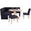 Eckbank Maun - Schlammfarben, KONVENTIONELL, Holz/Textil (140/172cm)