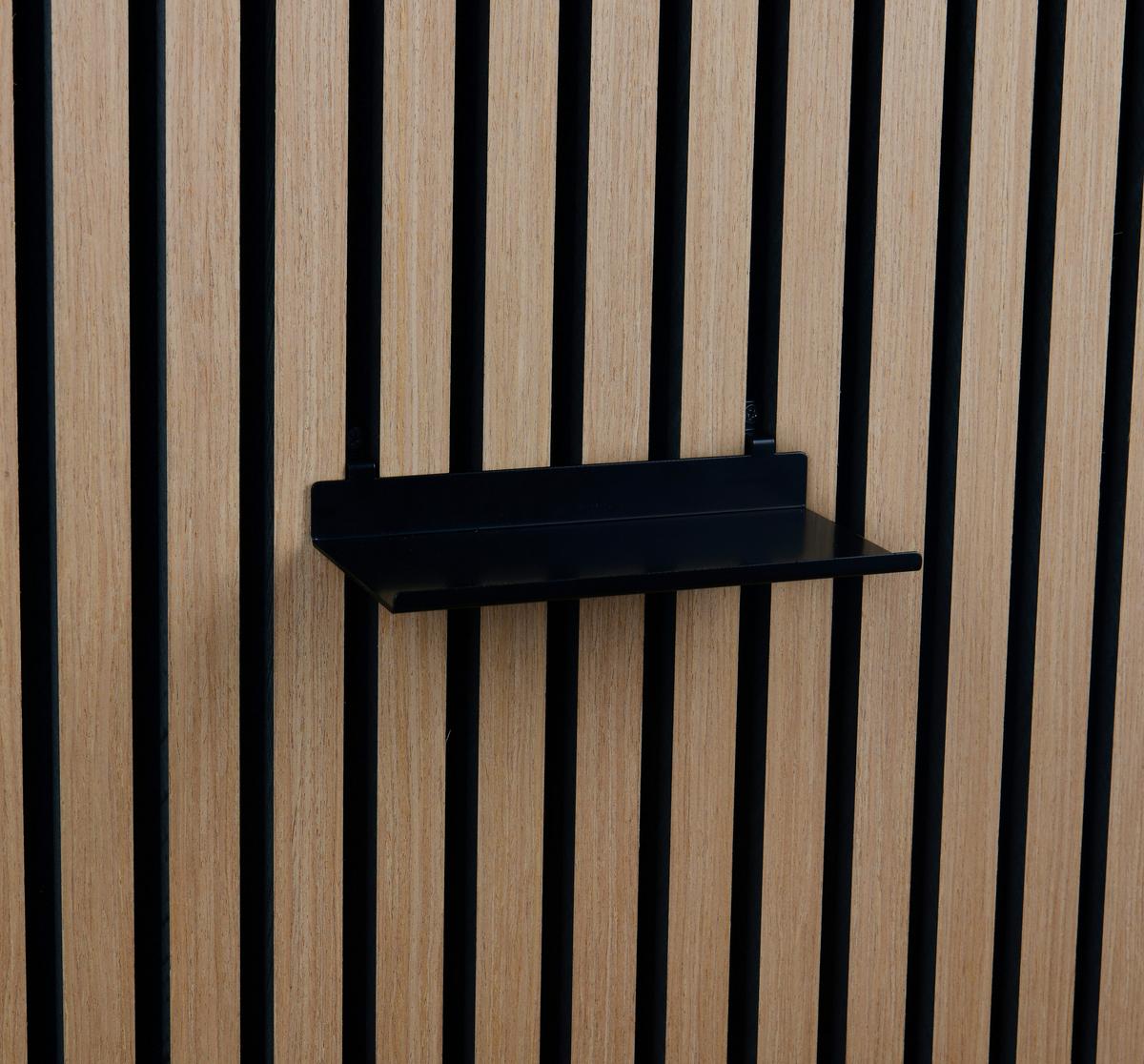 Odkládací plocha GRACE - černá, Moderní, kov (20/4/10cm) - Mömax