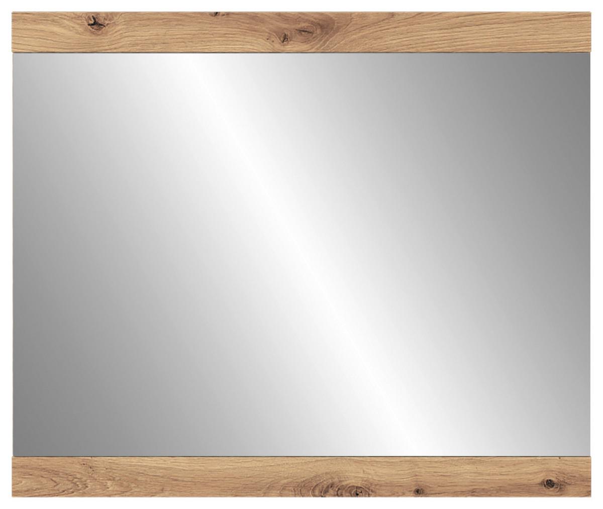 Spiegel Turino Eichefarben Dekor B: 86 cm - Eichefarben, MODERN, Glas/Holzwerkstoff (86/72/2,2cm)