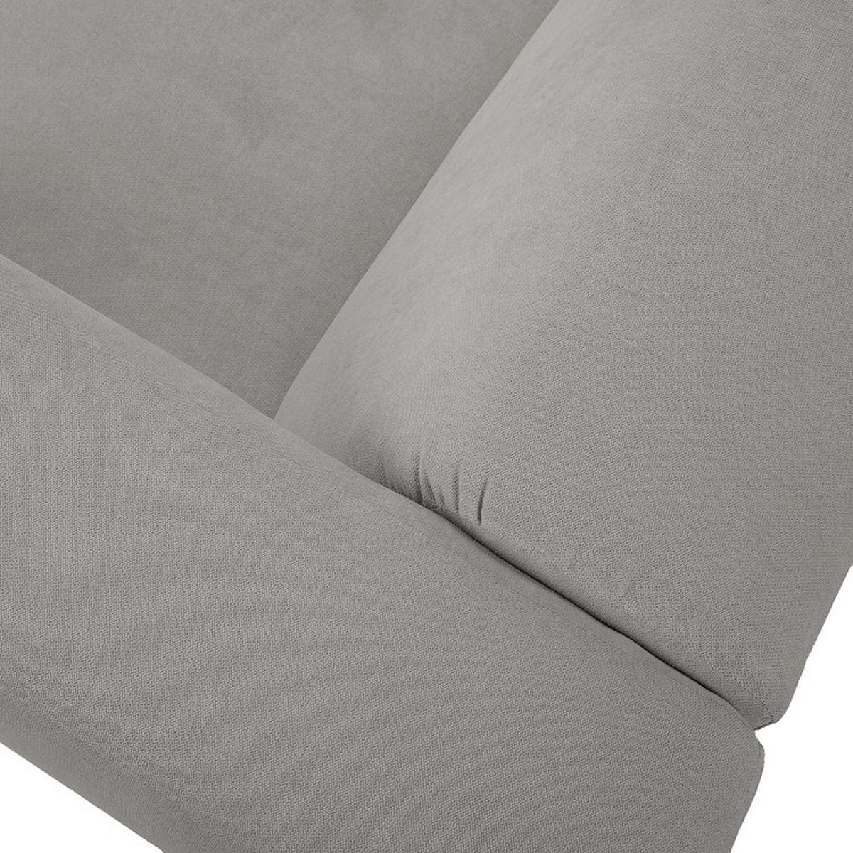Ecksofa Bolt, Grau B: 160x255 cm - Grau, MODERN, Textil (160/255cm) - Trendmanufaktur