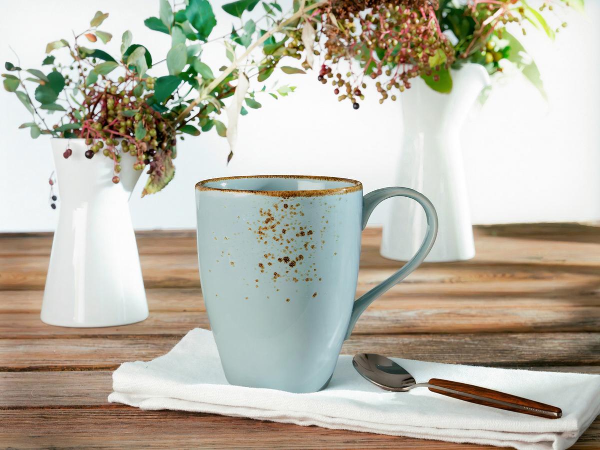 KAFFEEBECHERSET 22068 NATURE COLLECTION - Pastellblau, Trend, Keramik (300ml) - Creatable