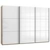 Schwebetürenschrank B: 300 Cm Level Weiß/eichefarben - Eichefarben/Weiß, MODERN, Holzwerkstoff (300/216/65cm) - MID.YOU