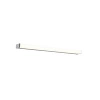 LED-Wandleuchte Bad Fabio Weiß/Chromfarben - Chromfarben/Weiß, Basics, Kunststoff/Metall (3,8/80,0/7,9cm) - Trio Leuchten