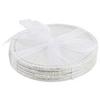 Sada podložek Glamour, 4ks/bal. - šedá/barvy stříbra, Moderní, karton/plast (10cm) - Modern Living