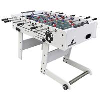 Tischfußball Cougar Holz Weiß 2 Bälle, klappbar - Weiß, KONVENTIONELL, Holz (61/81/122cm) - Ambia Garden