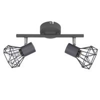 DECKENSTRAHLER 92-60976 VERVE - Grau, Design, Metall (9/34/18cm)