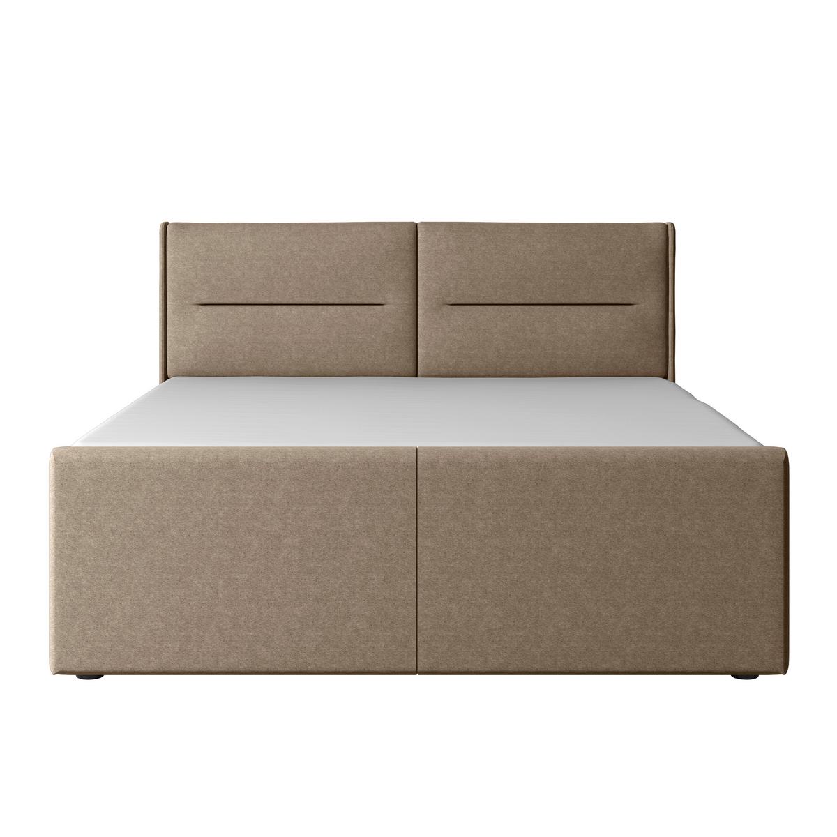 Boxspringbett mit Bettkasten Kyoto Beige 180x200 - Beige, MODERN, Holz/Kunststoff (180/200cm) - MID.YOU