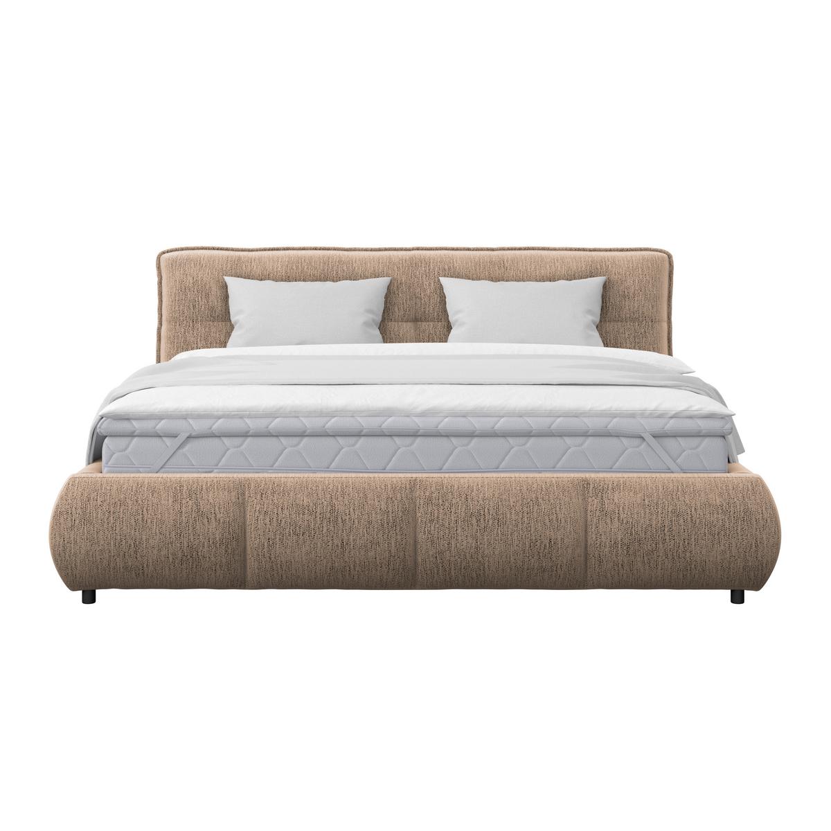 Polsterbett Limo Braun 160x200 cm - Schwarz/Braun, KONVENTIONELL, Holz/Holzwerkstoff (160/200cm) - James Wood