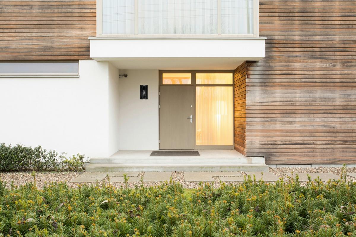 Außenwandleuchte 2528000361696 Nasti - Schwarz/Alufarben, Design, Metall (24,5/10,8/11,6cm)