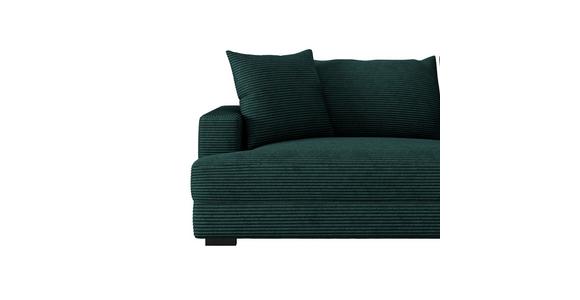 Megasofa Pelle-Megasofa - Waldgrün/Wengefarben, Trend, Textil (261/124cm) - Luca Bessoni