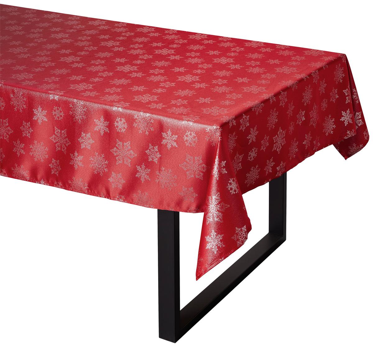 Asztalterítő Gabriela Kb. 150/250cm - piros, Konventionell, textil (150/250cm) - Ondega
