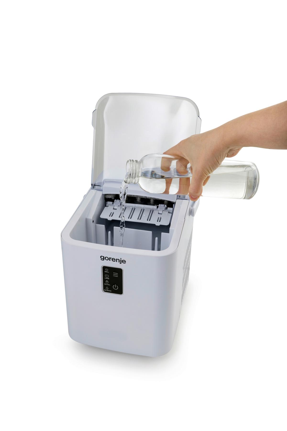 EISWÜRFELMASCHINE 120W - Weiß, Basics, Kunststoff/Metall (26,8/21,8/29cm) - Gorenje