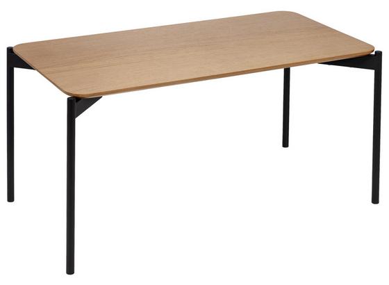 Couchtisch Ida L: 90 cm Eichefarben - Eichefarben/Schwarz, KONVENTIONELL, Holz/Metall (90/45/45cm) - Livetastic Couchtisch Ida L: 90 cm Eichefarben - Eichefarben/Schwarz, KONVENTIONELL, Holz/Metall (90/45/45cm) - Livetastic