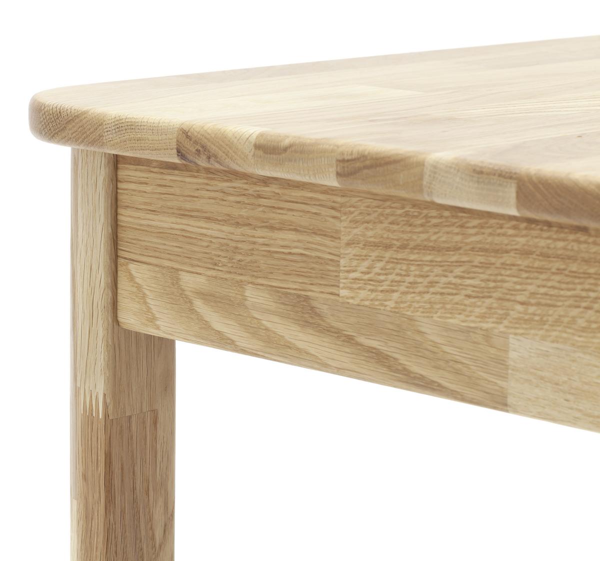 Esstisch Oskar - Wildeiche, KONVENTIONELL, Holz (120/80/76cm) - MID.YOU