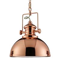 Pendelleuchte Louisiana 2297cu - Kupferfarben, Design, Kunststoff/Metall (31/150cm)