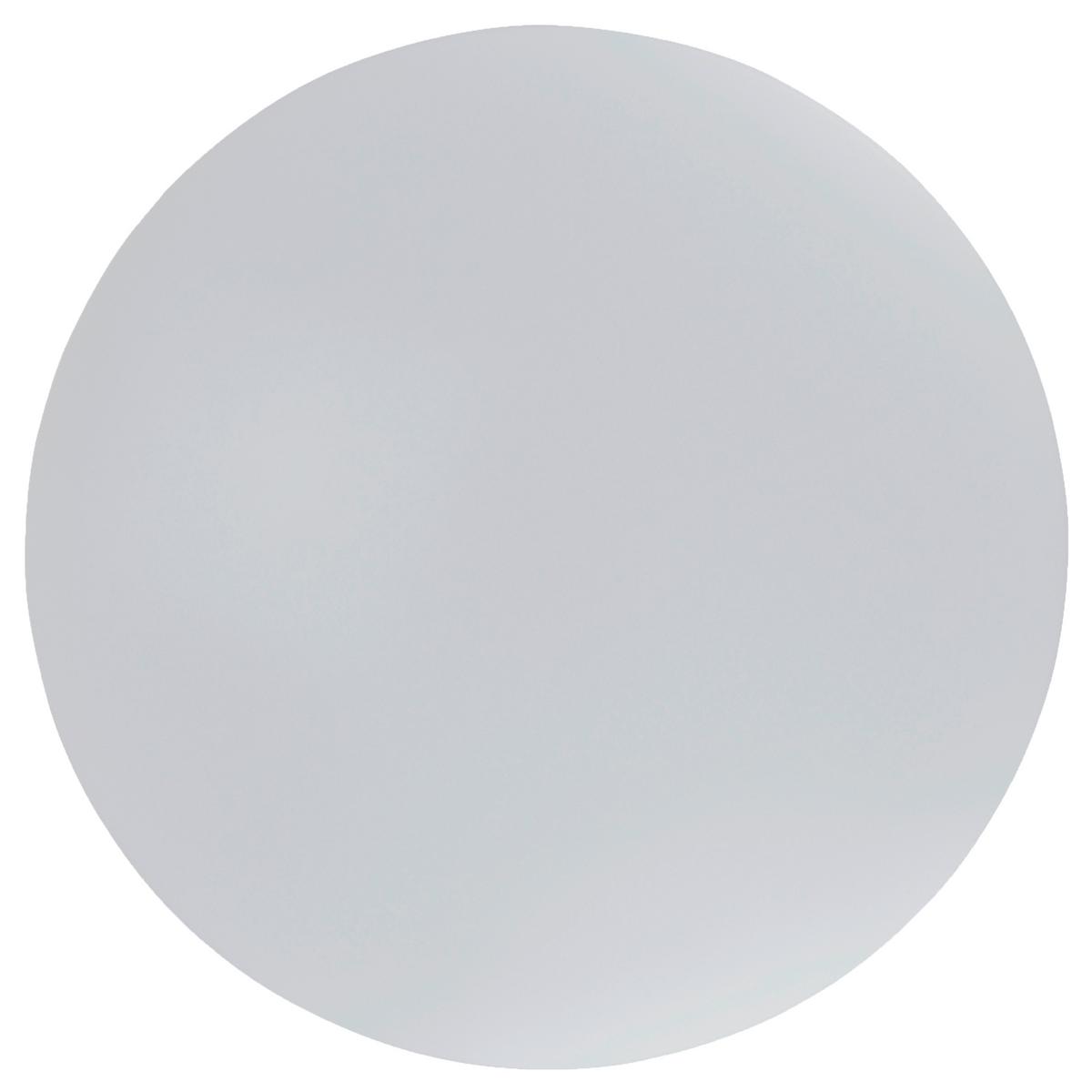 LED-Deckenleuchte Ø 33 cm, Rund, 1-Flammig - Weiß, Basics, Kunststoff/Metall (33/5,7cm)
