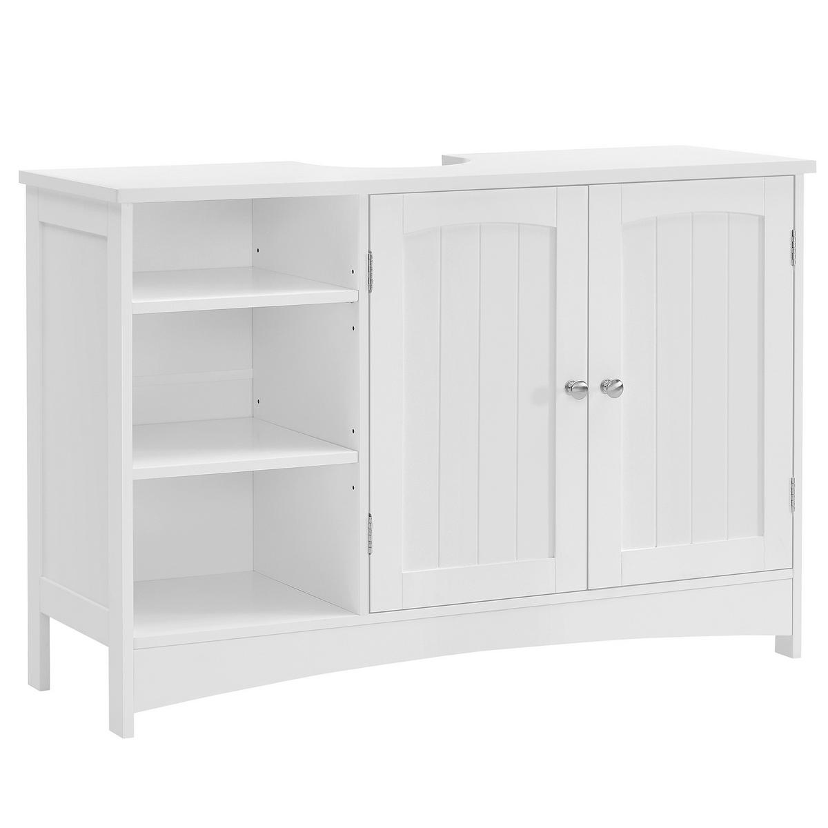Waschbeckenunterschrank Washbasin Cabinet - Weiß, MODERN, Holzwerkstoff (90/60/30cm) - MID.YOU