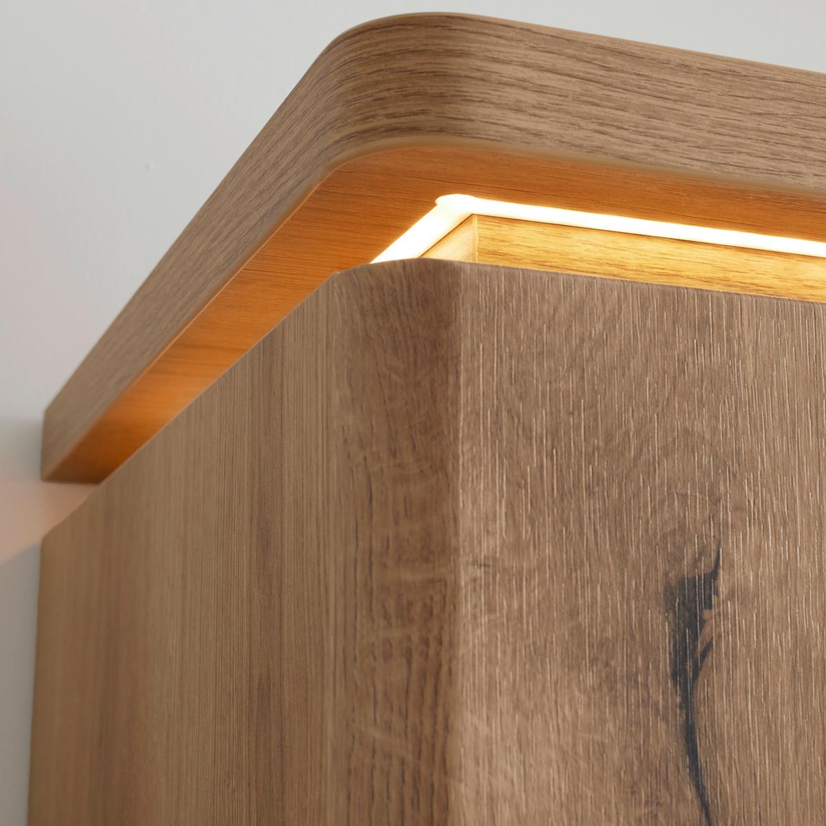 ŠIROKÁ KOMODA ALAMEDA -EXKLUSIV- - barvy dubu/antracitová, Moderní, kov/kompozitní dřevo (170/81/44cm) - Mömax