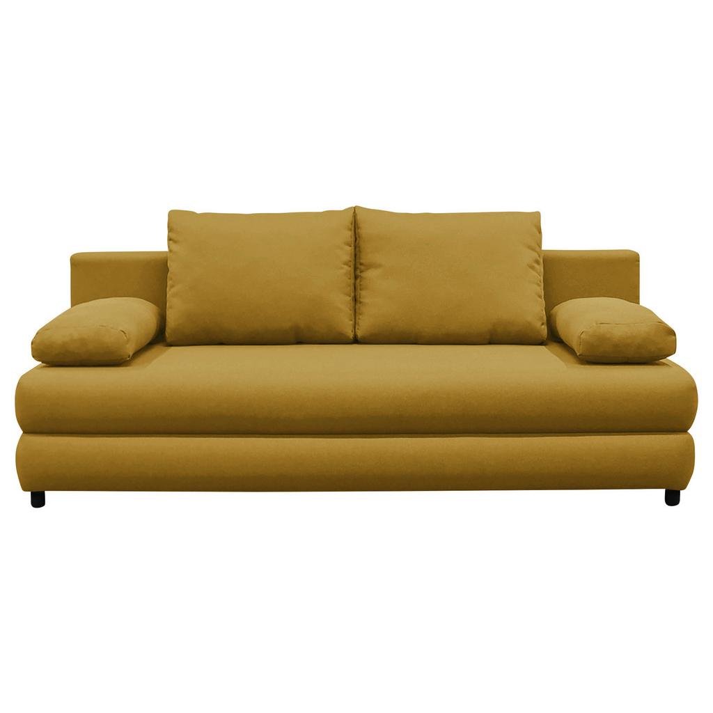 SCHLAFSOFA Mela Gelb B: 200 cm