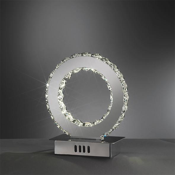 LED-Tischleuchte 4809/L - Chromfarben, Design, Metall (20/15/22cm)