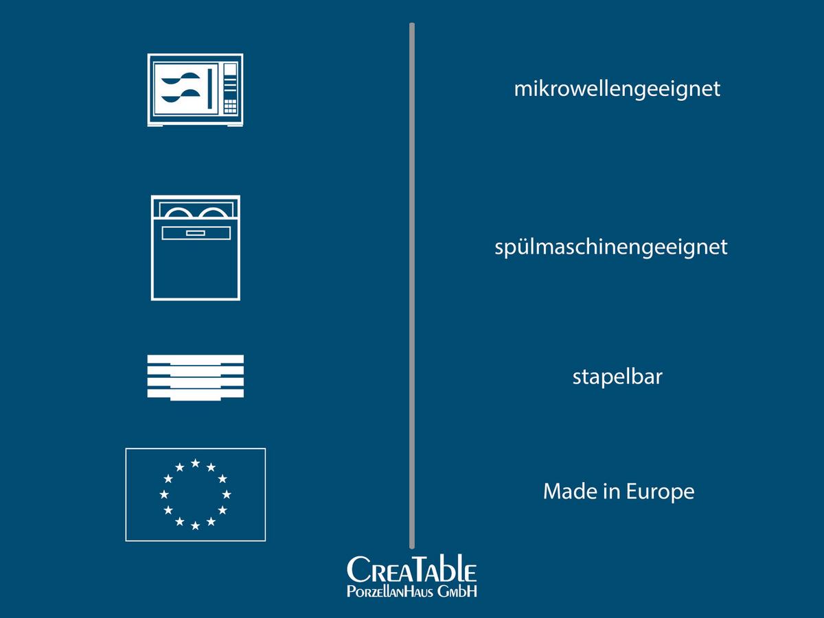 Müslischalenset Victoria Porzellan 6-Teilig - Weiß, Basics, Keramik - Creatable