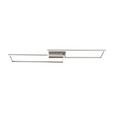 LED-Deckenleuchte Suna - Alufarben/Nickelfarben, MODERN, Kunststoff/Metall (93/22/6,5cm) - Luca Bessoni