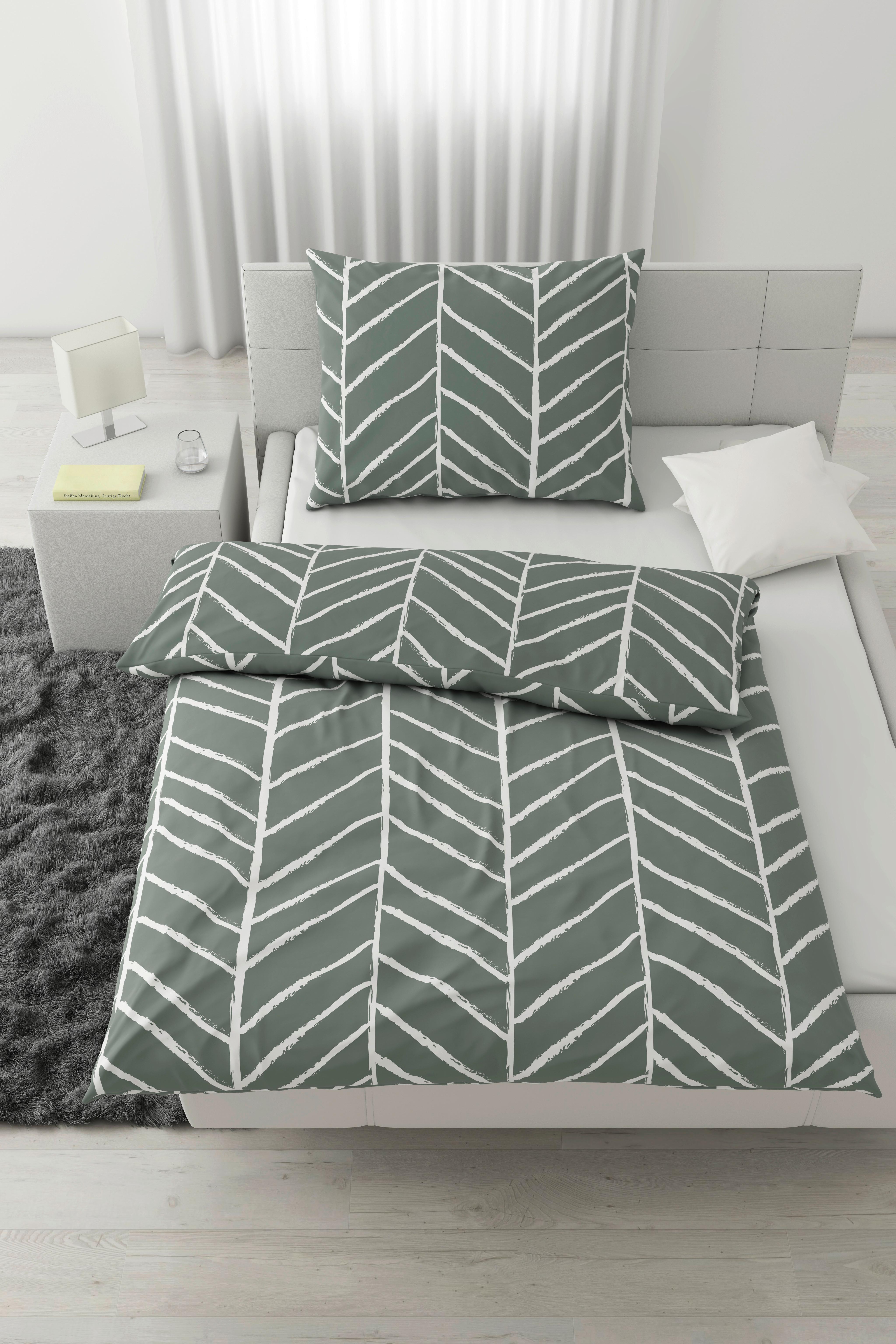 POVLEČENÍ Marble, 140/200cm, jadeitová - jadeitově zelená, Konvenční, textil (140/200cm) - Modern Living