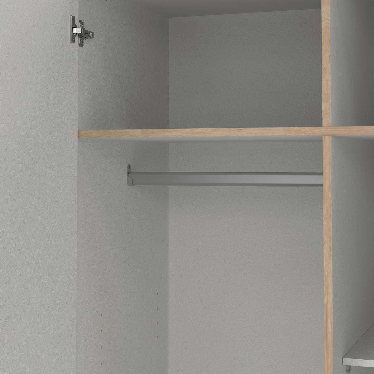Kleiderschrank Sprint, Eichefarben,b: 98,5 cm - Eichefarben, Basics, Holzwerkstoff (98,5/200,4/49,8cm) - MID.YOU