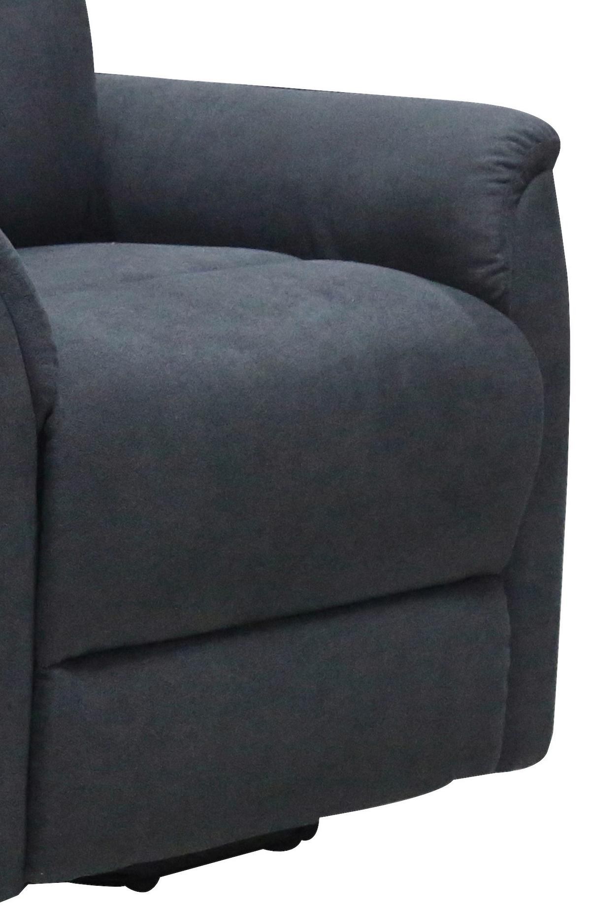 Tv-fotel Aston - sötétszürke, Modern, textil/fém (72,5/110,5/92,5cm) - Ondega