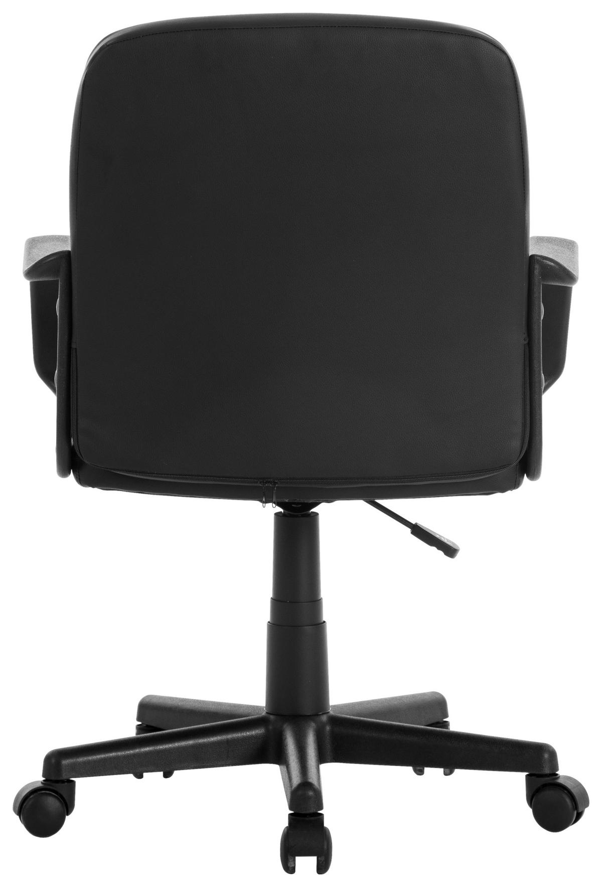 Forgószék Nobi 3 - fekete/ezüstszínű, Modern, műanyag/textil (63/99/59cm)