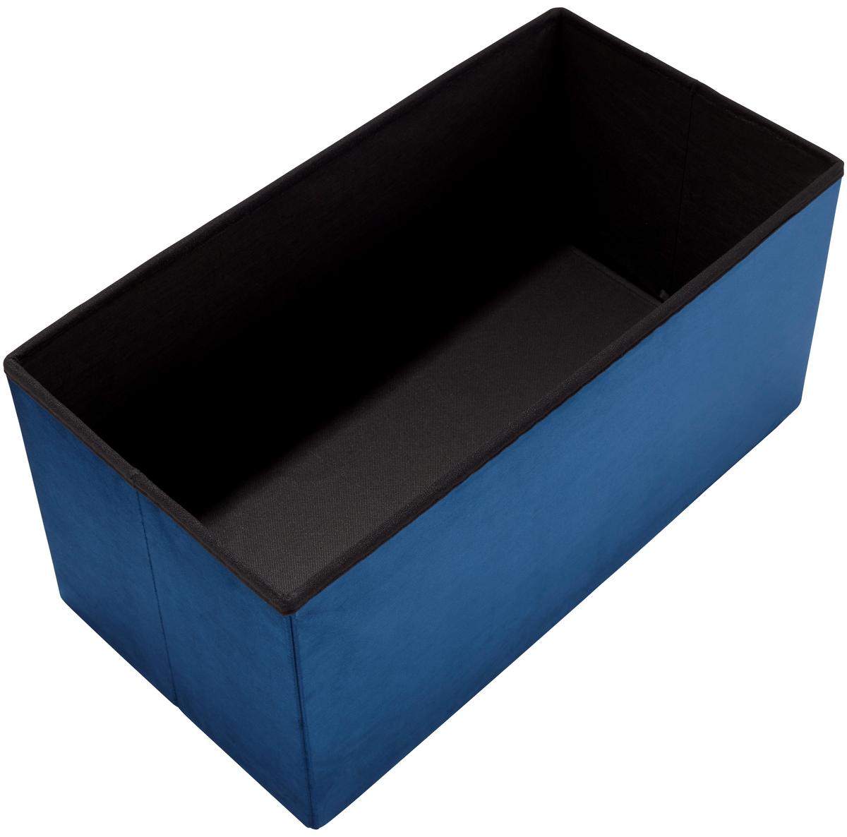 Ülőke Velvet B: 70 Cm Blau - kék, Modern, textil (70/38/38cm) - MID.YOU