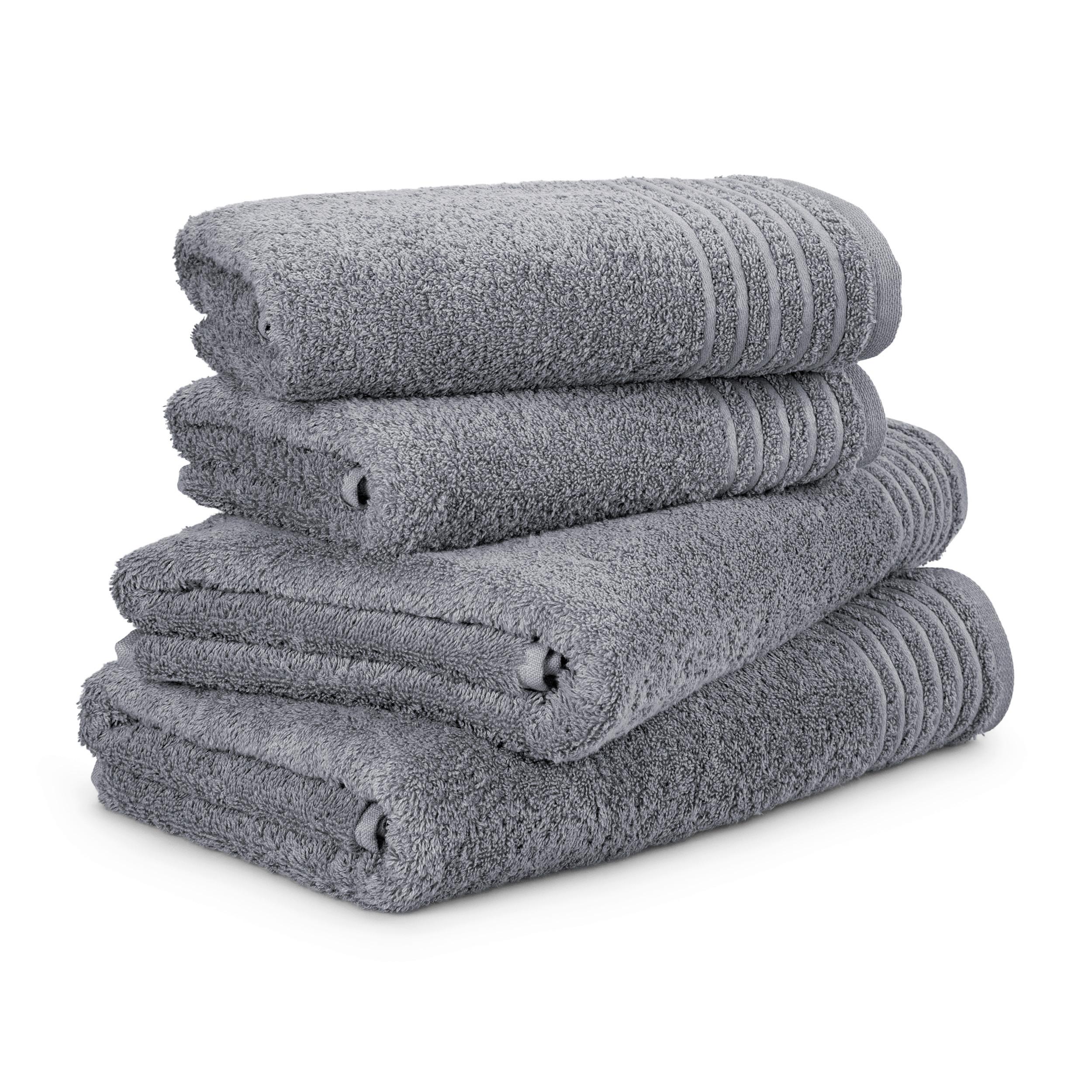 Frottierset Möve New Classic Handtuchset - Grau, Basics, Textil - Moeve