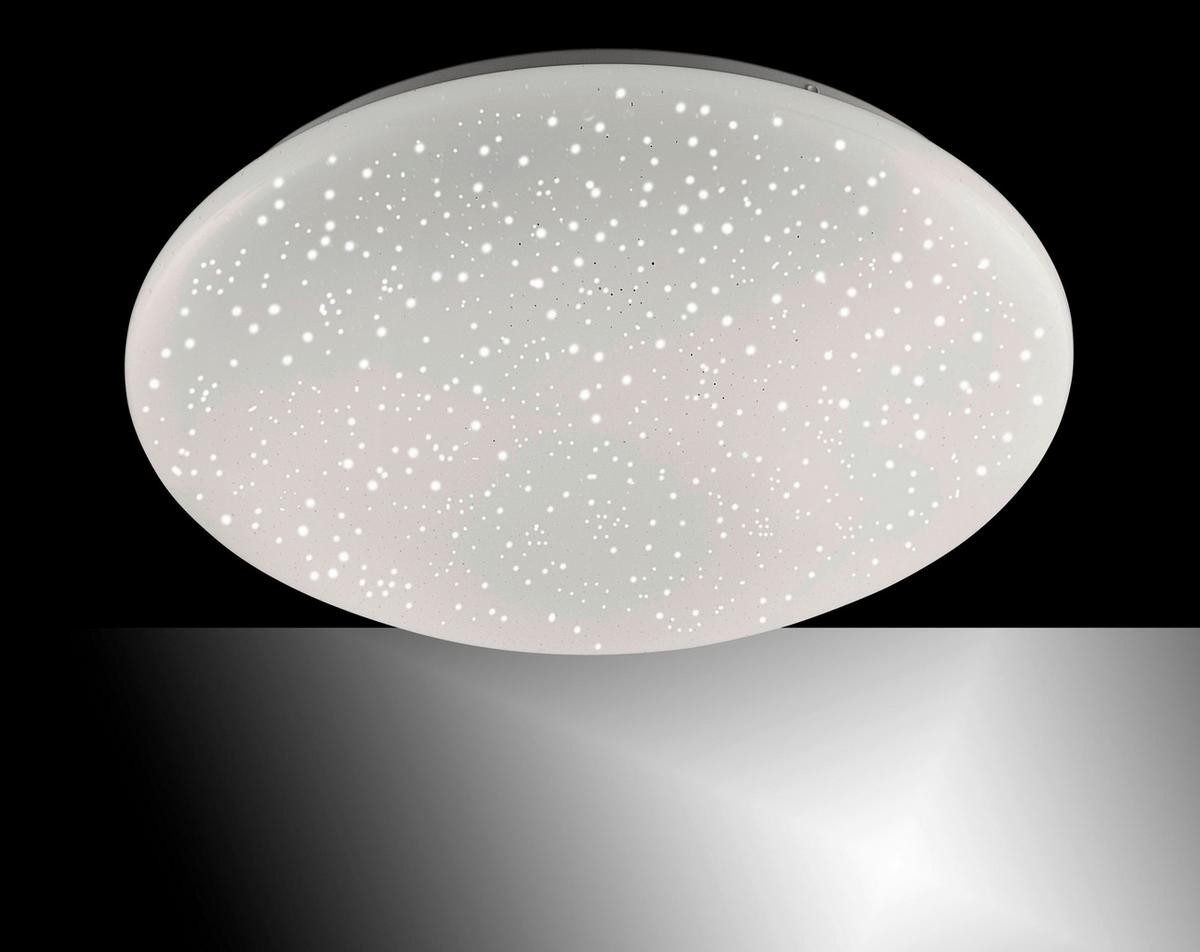 LED-Deckenleuchte Skyler Ø 39 cm mit Farbwechsler und dimmbar - Weiß, Basics, Kunststoff (39/39/12cm)