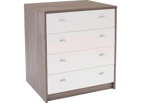 Kommode 4-You YUK06 - Dunkelbraun/Weiß, MODERN, Holzwerkstoff (74/85,4/44,3cm) Kommode 4-You YUK06 - Dunkelbraun/Weiß, MODERN, Holzwerkstoff (74/85,4/44,3cm)