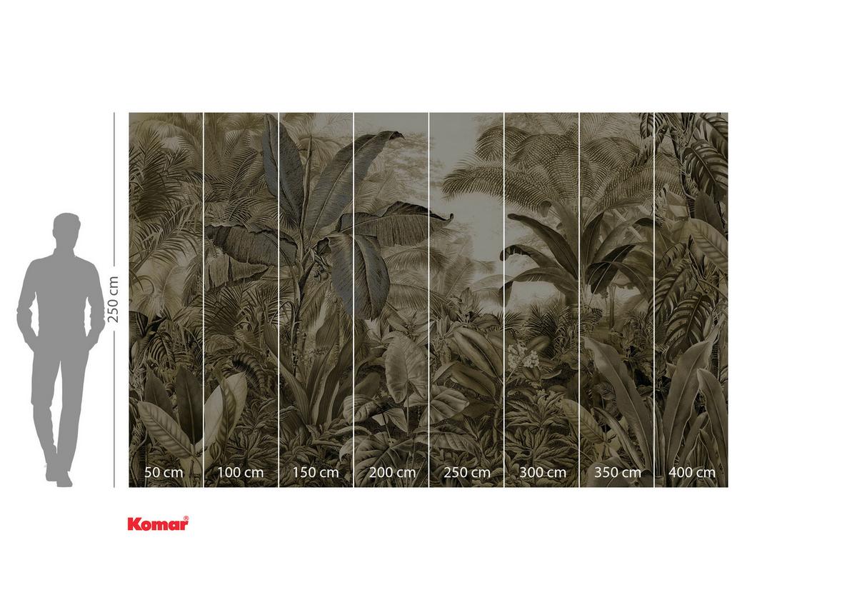 Vliestapete Adventure Awaits - Braun/Weiß, Basics (400/250cm) - Komar