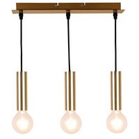 PENDELLEUCHTE 50103035 DALLAS - Goldfarben/Schwarz, Design, Metall (38/7/114.5cm)