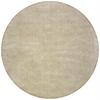 Shaggy Waschbarer Rund Beige 180x180 - Beige, Basics, Textil (180/180cm)