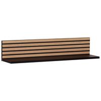 Regal Ekko - Eichefarben/Schwarz, MODERN, Holzwerkstoff (80/15,7/17,3cm) - MID.YOU