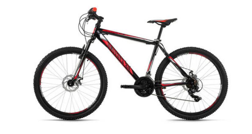 Mountainbike Hardtail 26 Zoll Sharp 21 Gänge - Schwarz, Basics, Metall (180/70/80cm) - KS Cycling