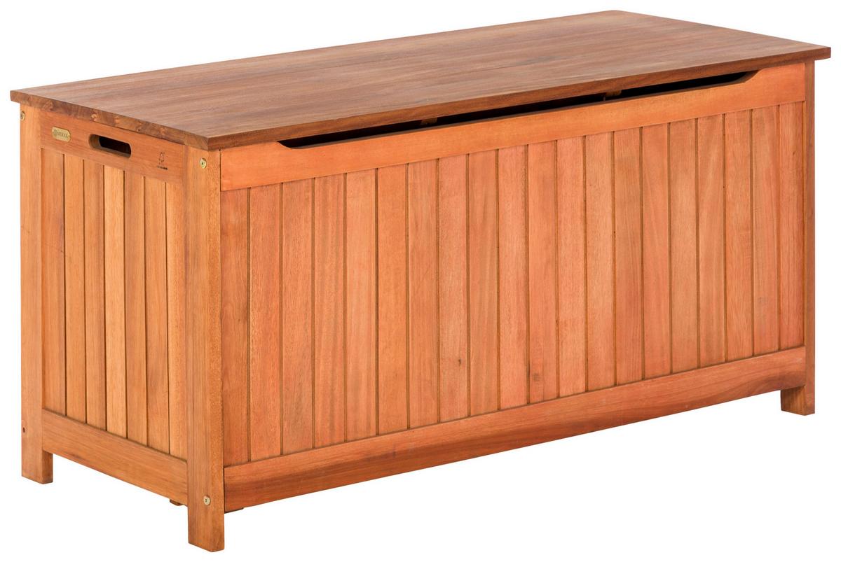 Ambia Garden Kissenbox 118x50x51 cm Echtholz - Naturfarben, KONVENTIONELL, Holz (125/50/51cm) - Gardenson