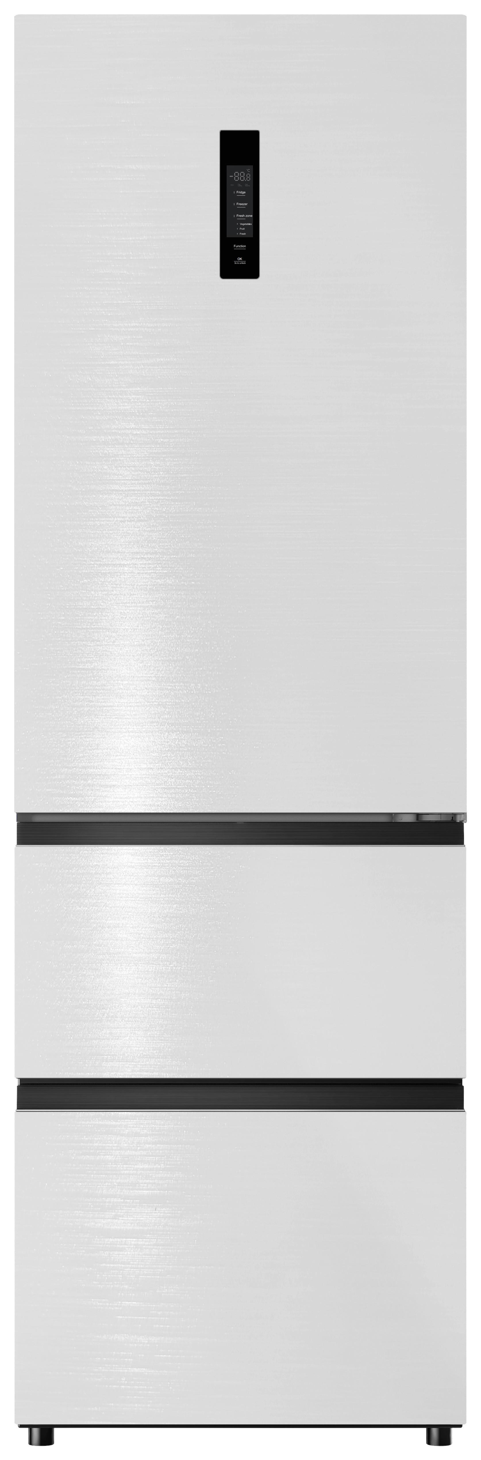 Kühl-gefrier-kombination Wfd400enfdwb - Weiß, Basics, Metall (60/190.8/64cm) - PKM