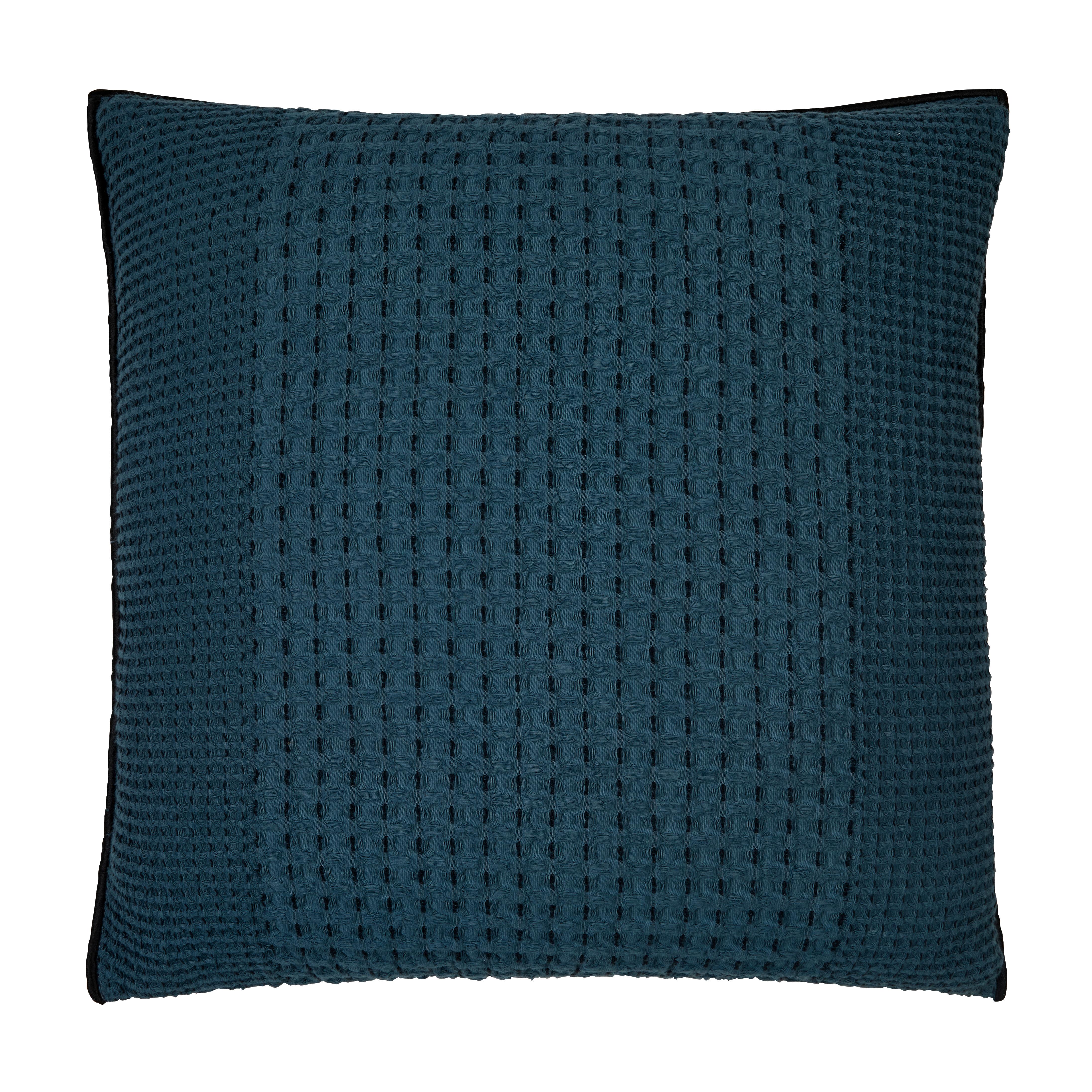 Zierkissen Aurelie 45x45 Cm Baumwolle Petrol Mit Zipp - Petrol, MODERN, Textil (45/45cm) - Luca Bessoni
