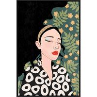 Obraz na plátně 60/90 cm - černá/zelená, Moderní, kompozitní dřevo/textil (60/90cm) - Mömax