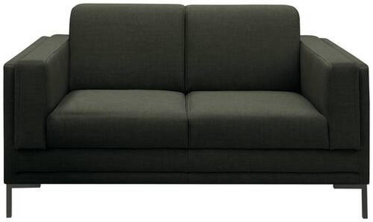 2-sitzer-sofa Looks Vii - Dunkelgrün/Silberfarben, Design, Textil (155/82/90cm) - LOOKS by W.Joop