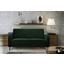 Sofa Brahms B:162 cm - Walnussfarben/Grün, MODERN, Holz (162/86/85cm) Sofa Brahms B:162 cm - Walnussfarben/Grün, MODERN, Holz (162/86/85cm)