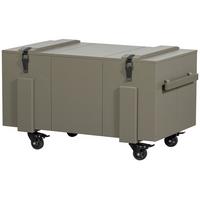 Truhe Bobby Grün B: 100cm - Grün, Design, Holz (100/55/56cm) - Livetastic