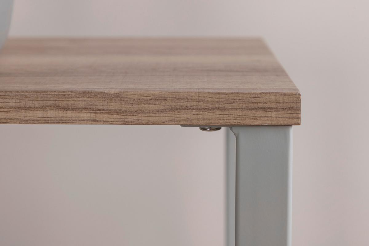 NACHTTISCH Rise Grau B: 30cm - Grau, Design, Holz/Metall (30/70/45cm) - Livetastic