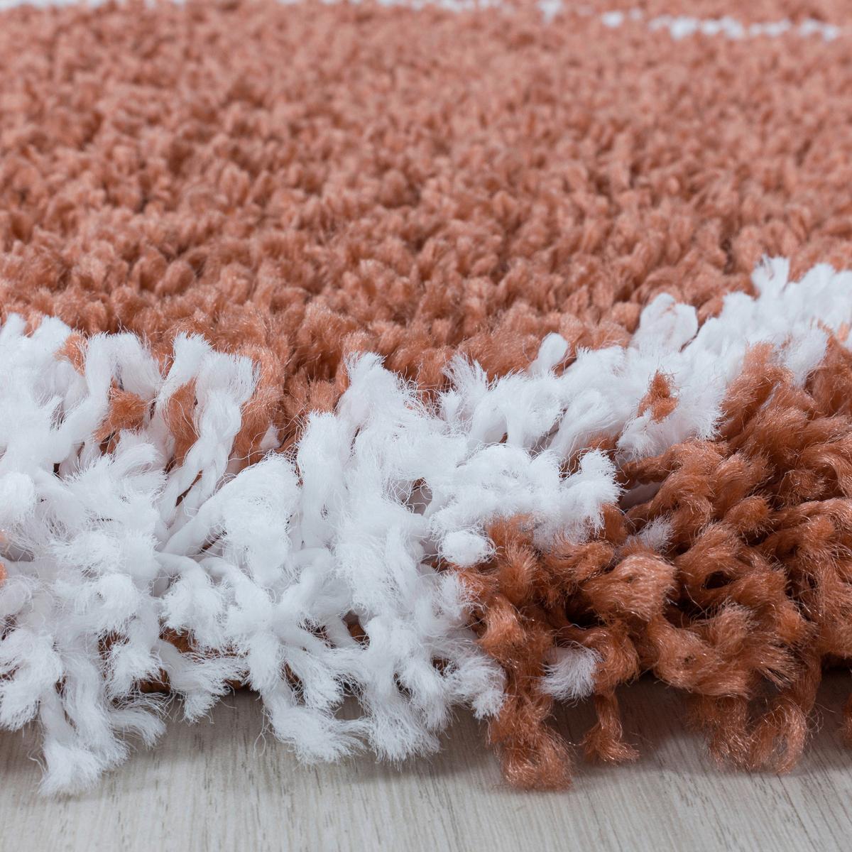 Hochflor Teppich Terra Cotta Alvor 60x110 cm - Terracotta, Basics, Textil (60/110cm)